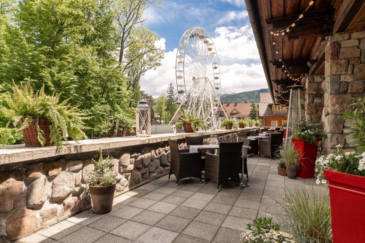 Aries Hotel & Spa Zakopane Exterior photo The patio at the Hotel Jerome